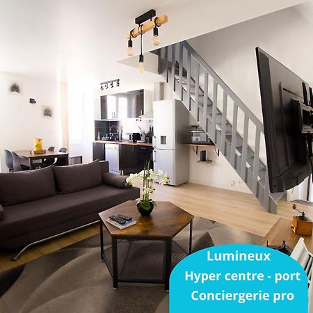 Triplex Lumineux A Cherbourg, Hyper Centre, 2 Pas Du Port & Vie Nocturne, Intendance Luxury Host Eksteriør billede